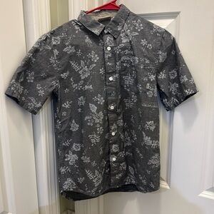 Vans button down short sleeve Hawaiian shirt boys size L